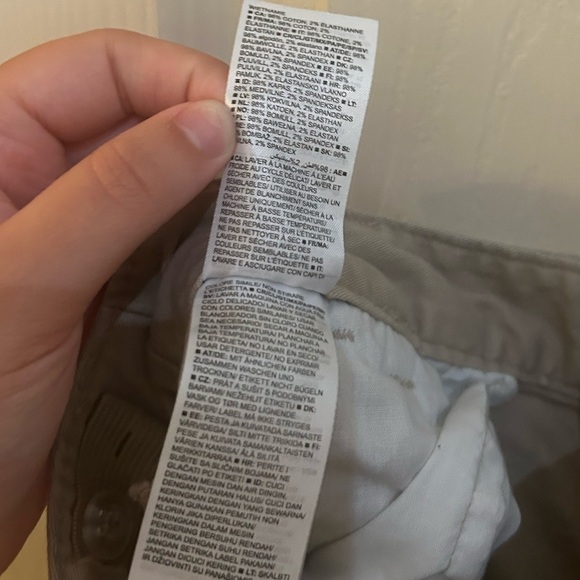 Old Navy Boot Cut Stretch Khaki Pants Petite - Picture 8 of 12